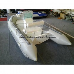 Fiberglass Boat with Steering Console