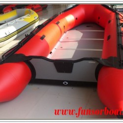 4.3m Inflatable Power Boat with Plywood Floor (FWS-M430)