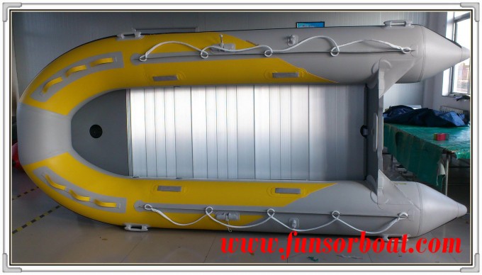 4.3m Inflatable Sport Boats with Aluminum Floor Image1