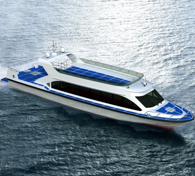 Hq2000A All Aluminum Travel Ship Passenger Speed Boat 48 Seats Image1