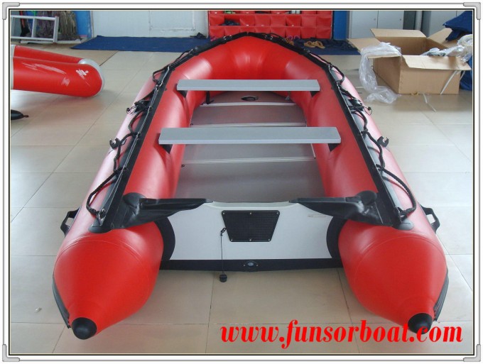 Inflatable Speed Boat with Plywood Floor (FWS-A360) Image1