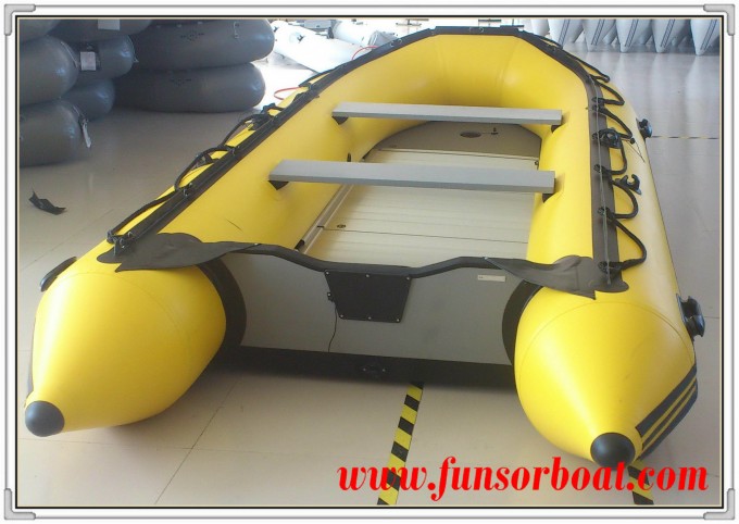 3.6m Folding Inflatable Boat with Aluminum Floor Image1