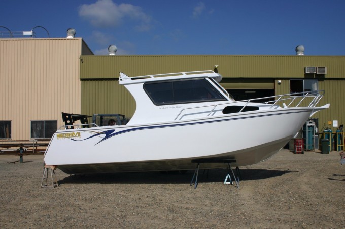 25FT All Welded Aluminum Fishing Boat for Sale Image1