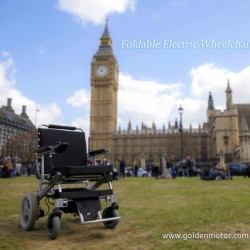 FDA 8 Inch Light Weight Brushlesss Foldable Powerful Electric Wheelchair Power Wheelchair