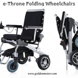 E-Throne! New Arrival. Light Weight, 1 Second Folding Power Electric Wheelchair, Absolutely The Best