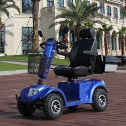Four Wheel Handicapped Scooter LCD Display Mobility Scooter