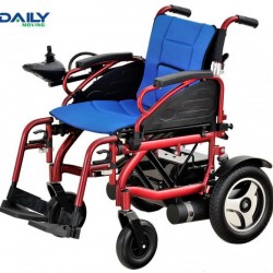 Economic Aluminium Folding Electric Power Wheelchair Dp602 with Rear Suspension