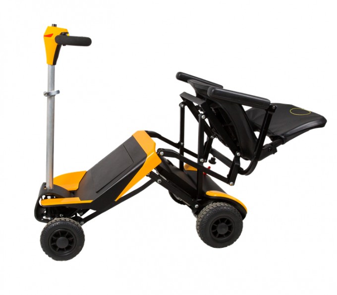 One Key Automatic Folding Electric Mobility Scooter Lightweight for Disabled Image1