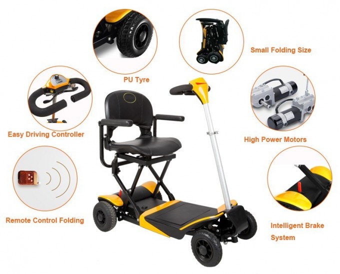 Living Aids Volta Power Scooters Old Man Electric Scooter Battery Image1