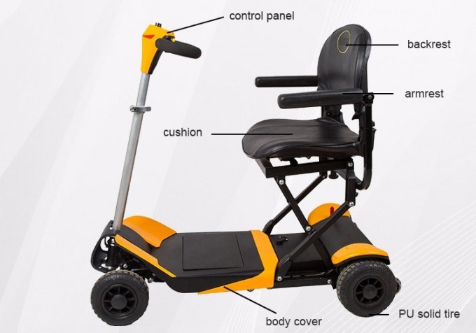 China Fdb01 Electric Scooter Folding Scooter Portable Scooter for Teenagers Image1
