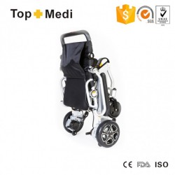 Topmedi New Portable Light Weight Folding Electric Power Wheelchair
