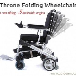Light Weight 5 Second Folding Power Electric Wheelchair