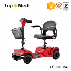 Topmedi Easy Detachable Handicapped Powerful Four Wheel Electric Scooter