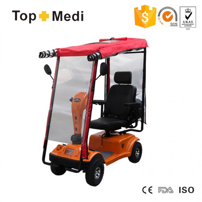 High End Ring Steering Wheel Foldable Electric Mobility Scooter Image1