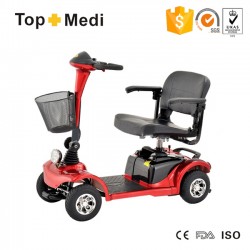 Topmedi Foldable Seat Detachable Handicapped Powerful Four Wheel Electric Scooter