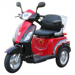 500W48V 3 Wheel Electric Disabled Scooter Trike, Adult Electric Tricycle with Deluxe Saddle (TC-018)