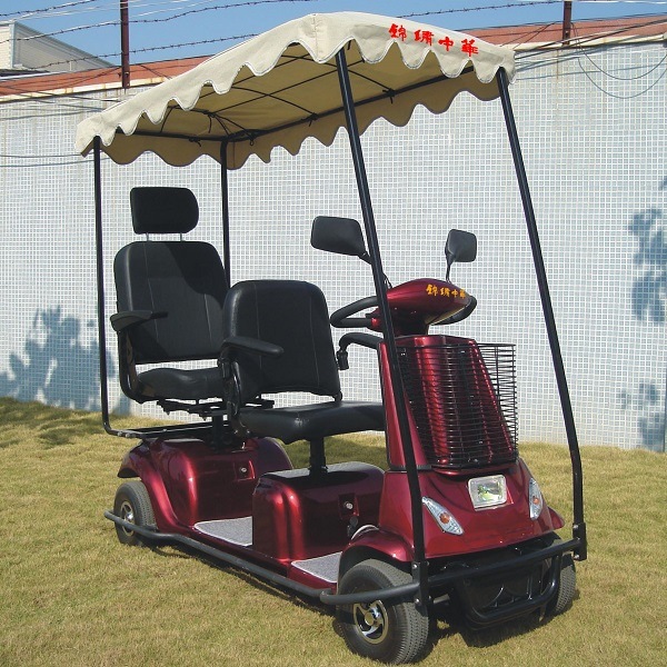 800W Electric Power Double Seat Scooter for Elderly (DL24800-4) Image1