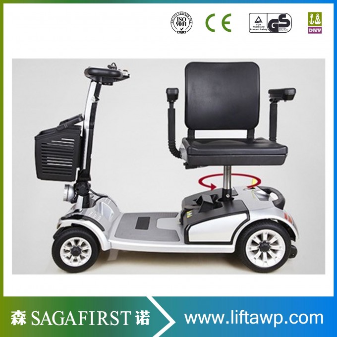 Foldable E Motorcycle Full Suspension Electric Mobility Scooter Ce RoHS Image1