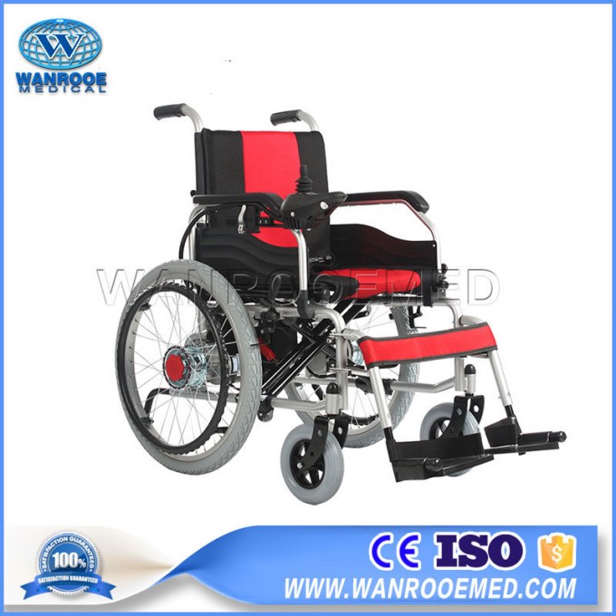 Bwhe302 Outdoor Lightweight Folding Aluminum Alloy Electric Power Wheelchair Image1
