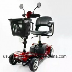 Four Wheel Magnetic Brake Mobility Scooter with Confortable Seat
