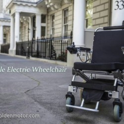 12inch Foldable and Lightweight Electric Wheelchair