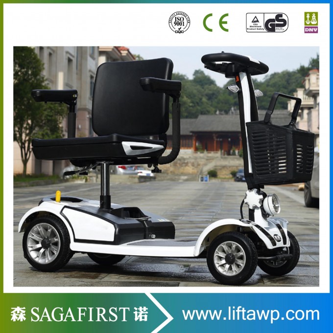 4wheels Electric Bike E Scooter Elderly Vehicle for Disabled Person Image1