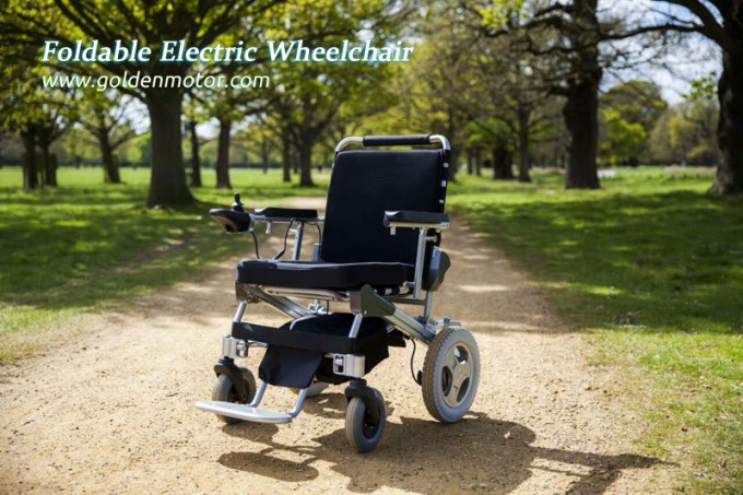 Lightweight Folding Electric Wheelchair FDA Approved Image1