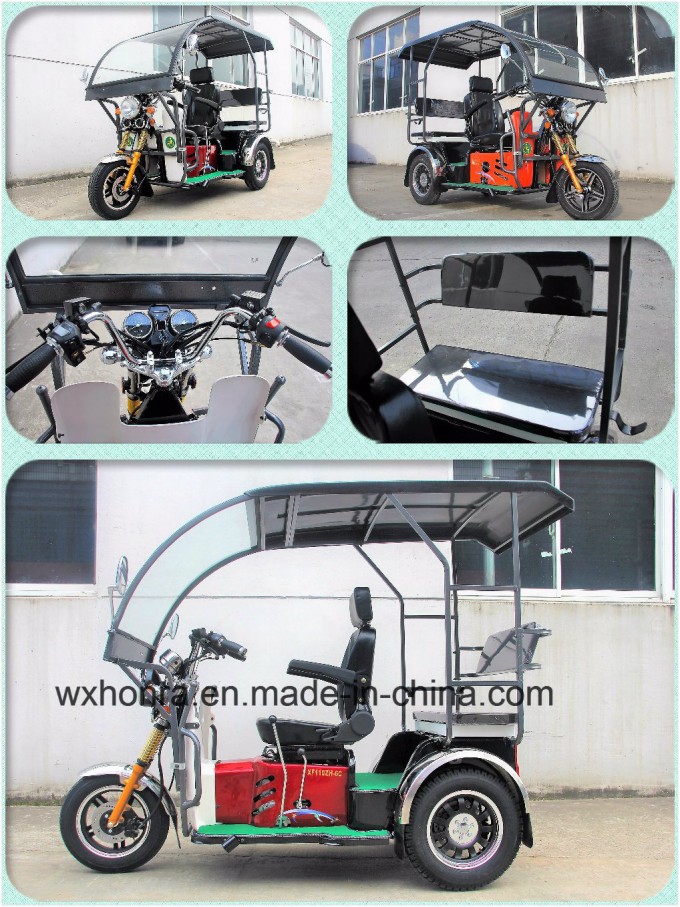 Disabled Tricycle with Cover and Passenger Seat, Handicapped Tricycle Image1