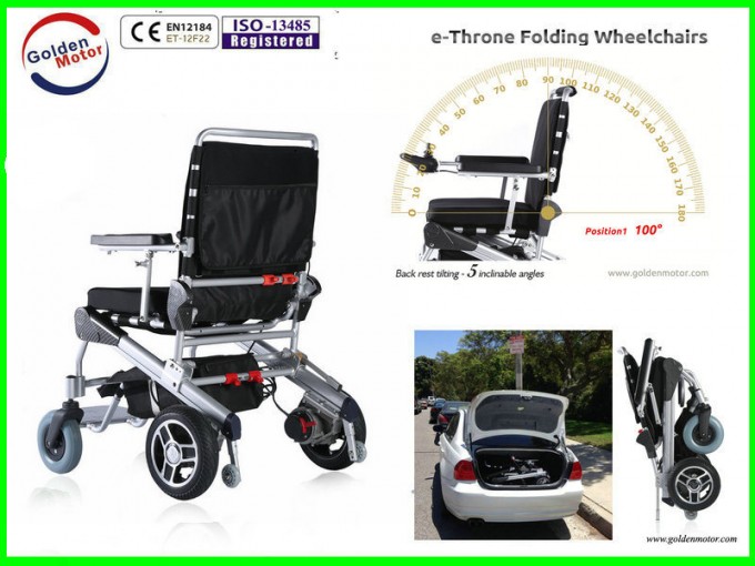 Light Weight Folding Electricwheelchair, Disability Mobility Scooter Image1