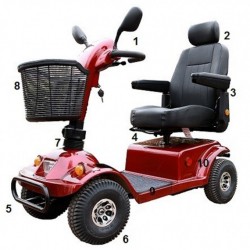 Hot-Sale Electric Knee Scooter with Power Charge Exported by Air