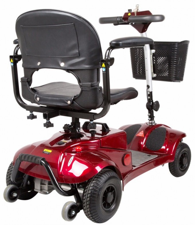 Small Size Battery Operated Scooter for Handicapped with Removable Battery Image1