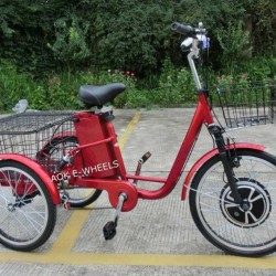 350W/500W Brushless Hub Motor Electric Tricycle, 3 Wheel Electric Scooter Trike with Pedal (TC-017N)