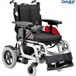Heavy Duty Aluminum Foldable Wheelchair Electric Power Propelled Lightweight