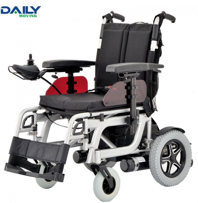 Aluminum Frame Foldable Electric Wheelchair with 24V 320W*2/450W*2 Motor Image1