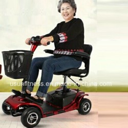 2018 New Folding Electric 4 Wheels Mobility Scooter with Remove Battery