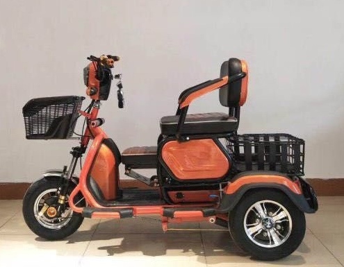 3 Wheel Adult Electric Tricycle Scooter with Children Seat Image1