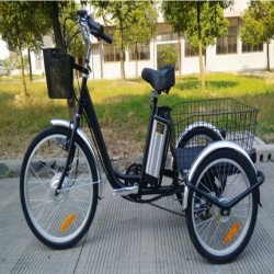 24inch Big Wheel Older Men Electric Tricycle