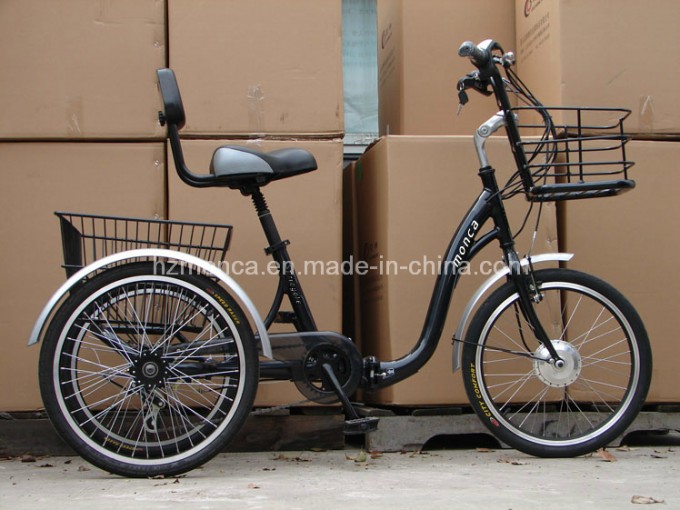 Latest Electric Tricycle E Trike for Old Man Going out Taking Some Cargos Shimano Gear Image1