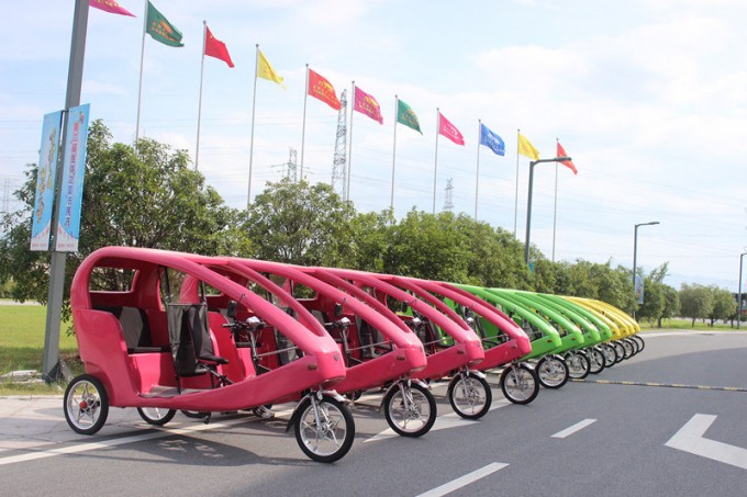 Electric Pedicab Rickshaw Velo Taxi 48V 1000W (300K-06) Image1