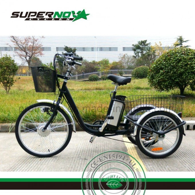 Lithium Battery Electric Cargo Tricycle Bicycle for Farmer Image1