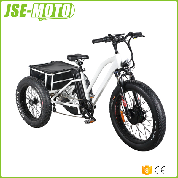 Jse-Moto 3 Wheels Fat Tires Electric Trike Electric Bike 500W Image1