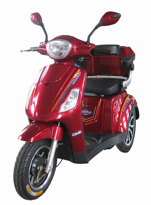 3 Wheels Electric Mobility Scooter with 48V Lead-Acid Battery Image1