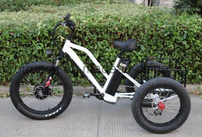 Lithium Battery Electric Tricycle with Small Cargo Image1