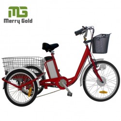 2017 Hot Sale 250W Big Electric Tricycle with Rear Basket