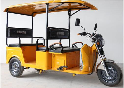 48V 1200W Electric Passenger Rickshaw Tricycle for India Market Image1
