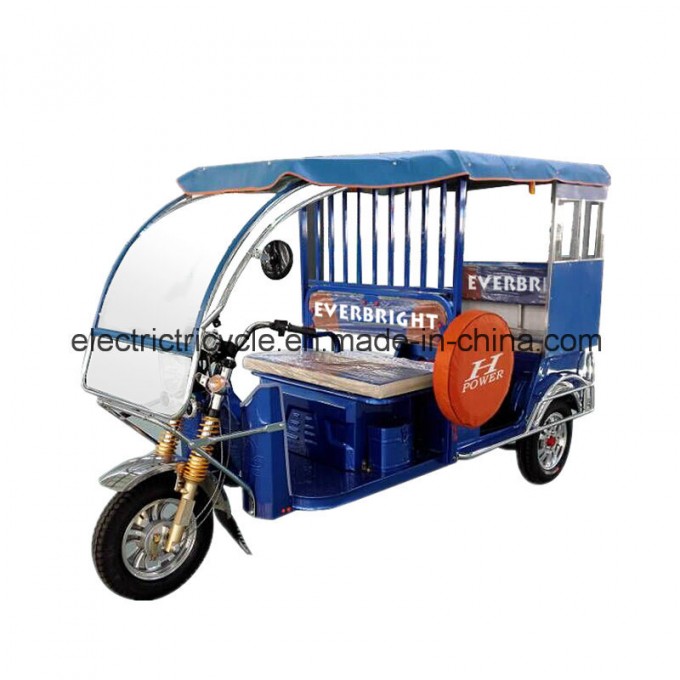 Electric Rickshaw with 120A 5PCS Battery Image1