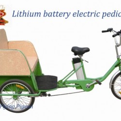 Three Wheel Tricycle Rickshaw Electric Pedicab (FP-ETR001)