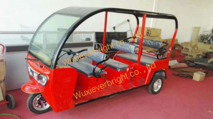 60V 1000W Adult Electric Tricycle Rickshaw for Asia Market Image1