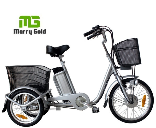 Elder Rider Cargo Three Wheel 250W Electric Tricycle Image1