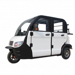 Electric Three Closed Body Rickshaw